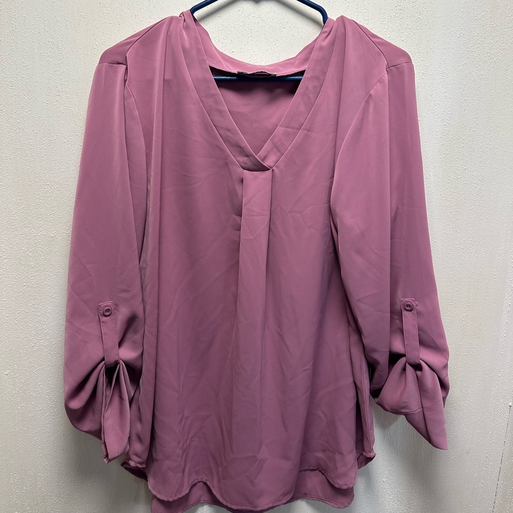 Elegant Mauve Blouse
